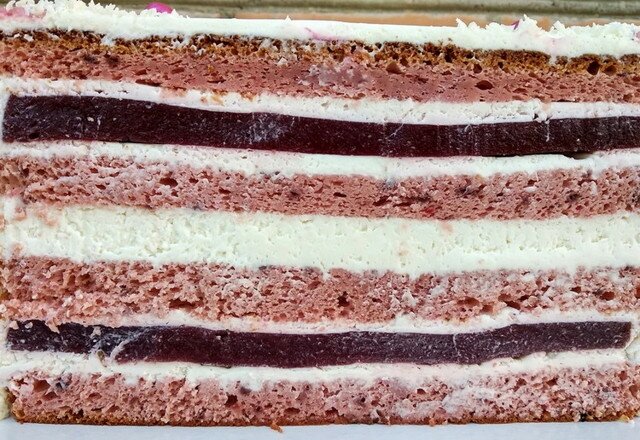 Шоколадный торт с ягодным кремом рецепт приготовления