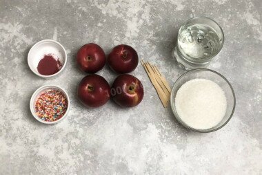 Яблоки в карамели рецепт приготовления